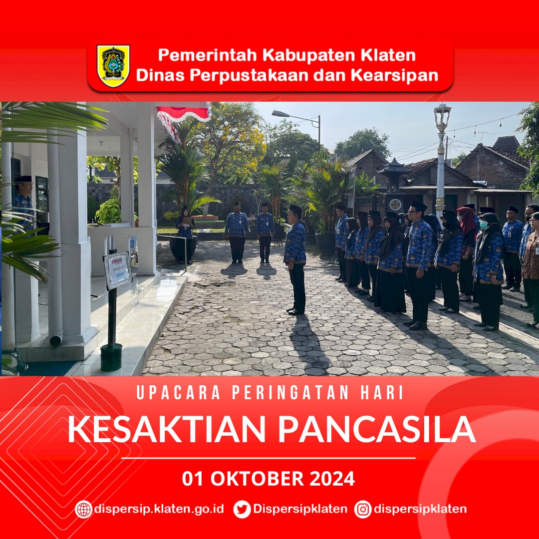 Upacara Peringatan Hari Kesaktian Pancasila 2024