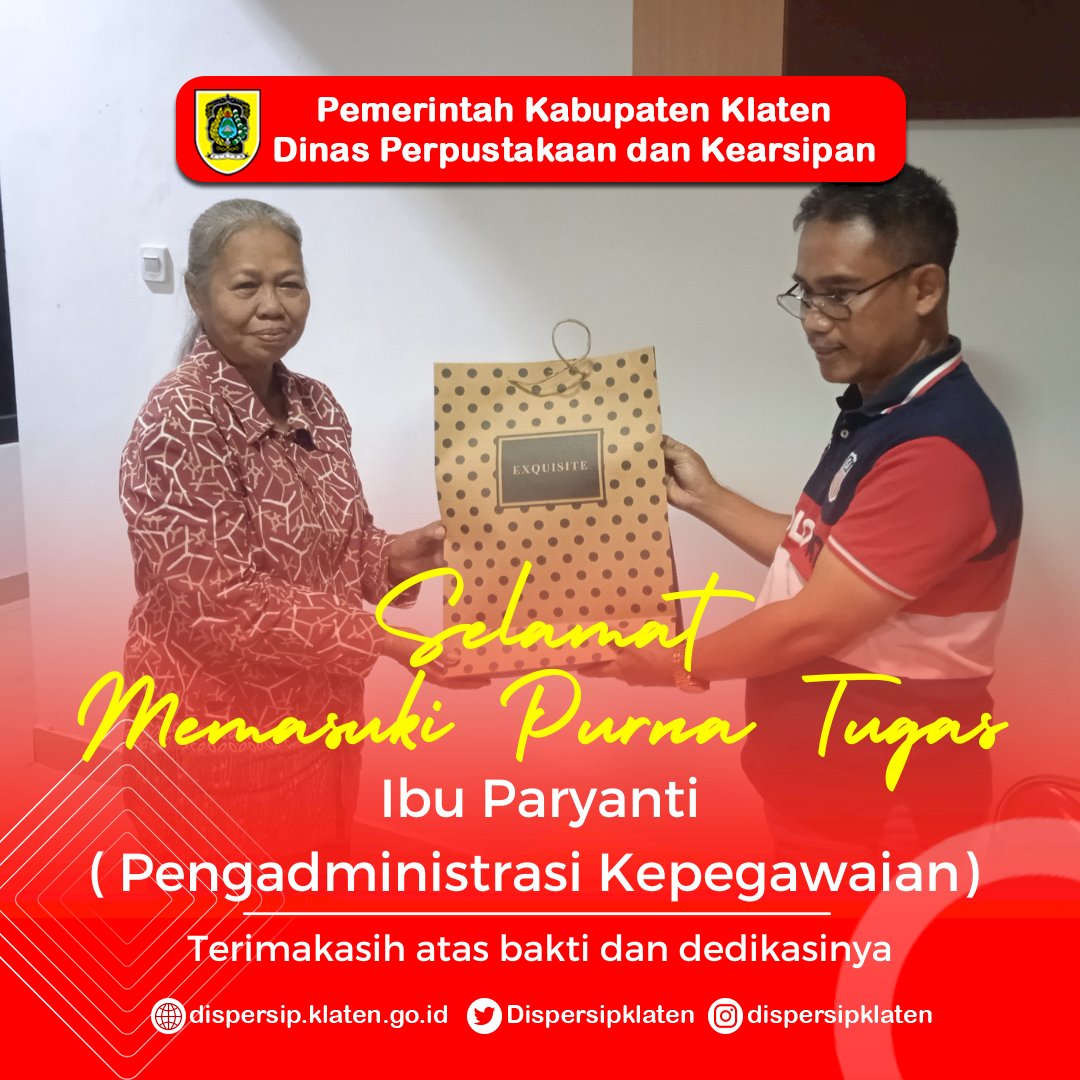 Terima kasih Ibu Paryanti