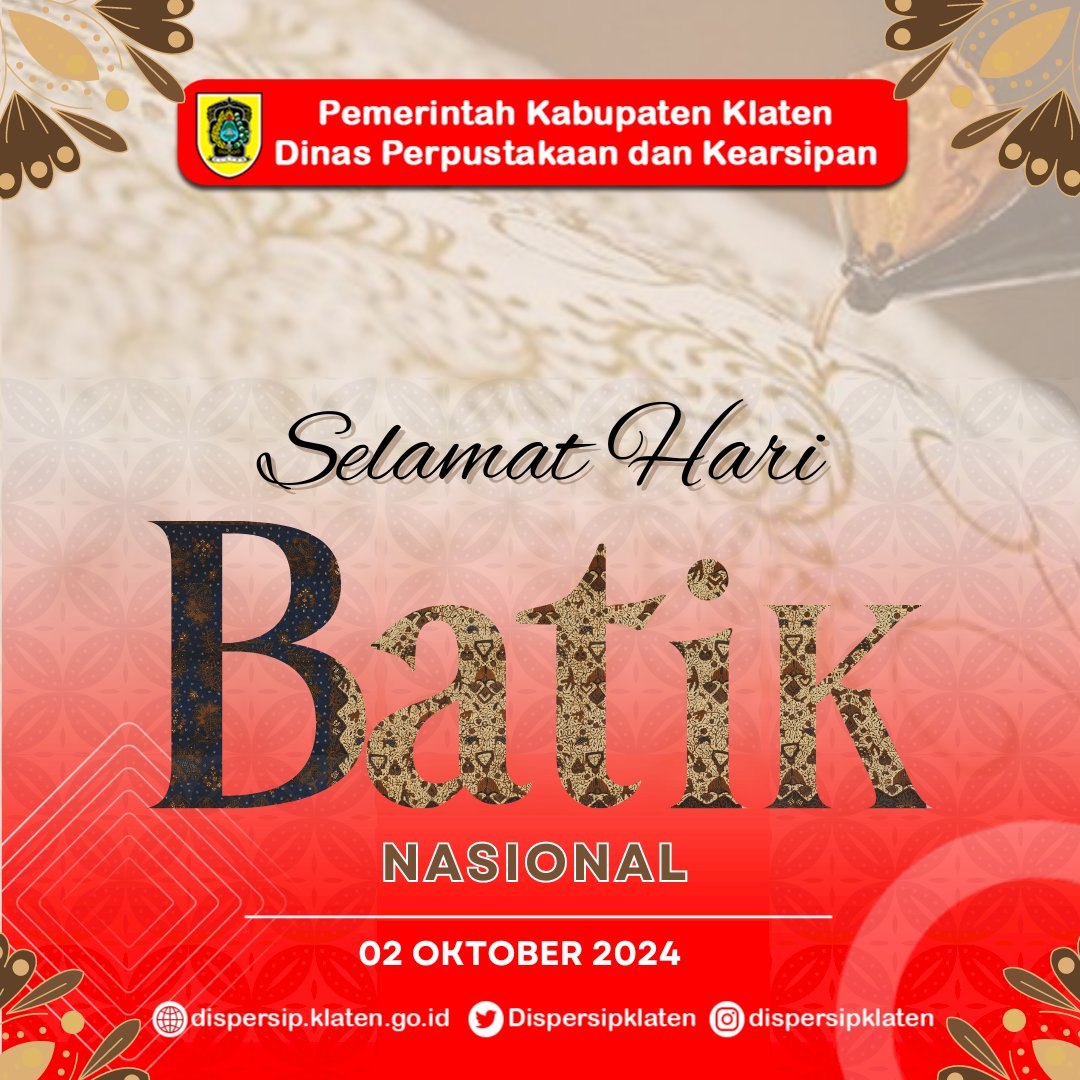 Selamat Hari Batik Nasional Tahun 2024