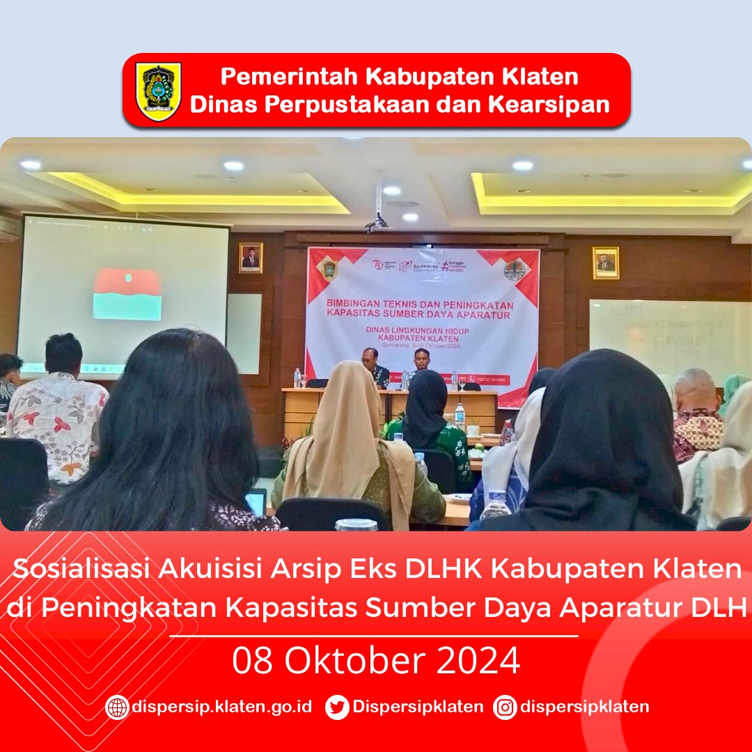 Sosialisasi Akuisisi Arsip Eks DLHK Kabupaten Klaten