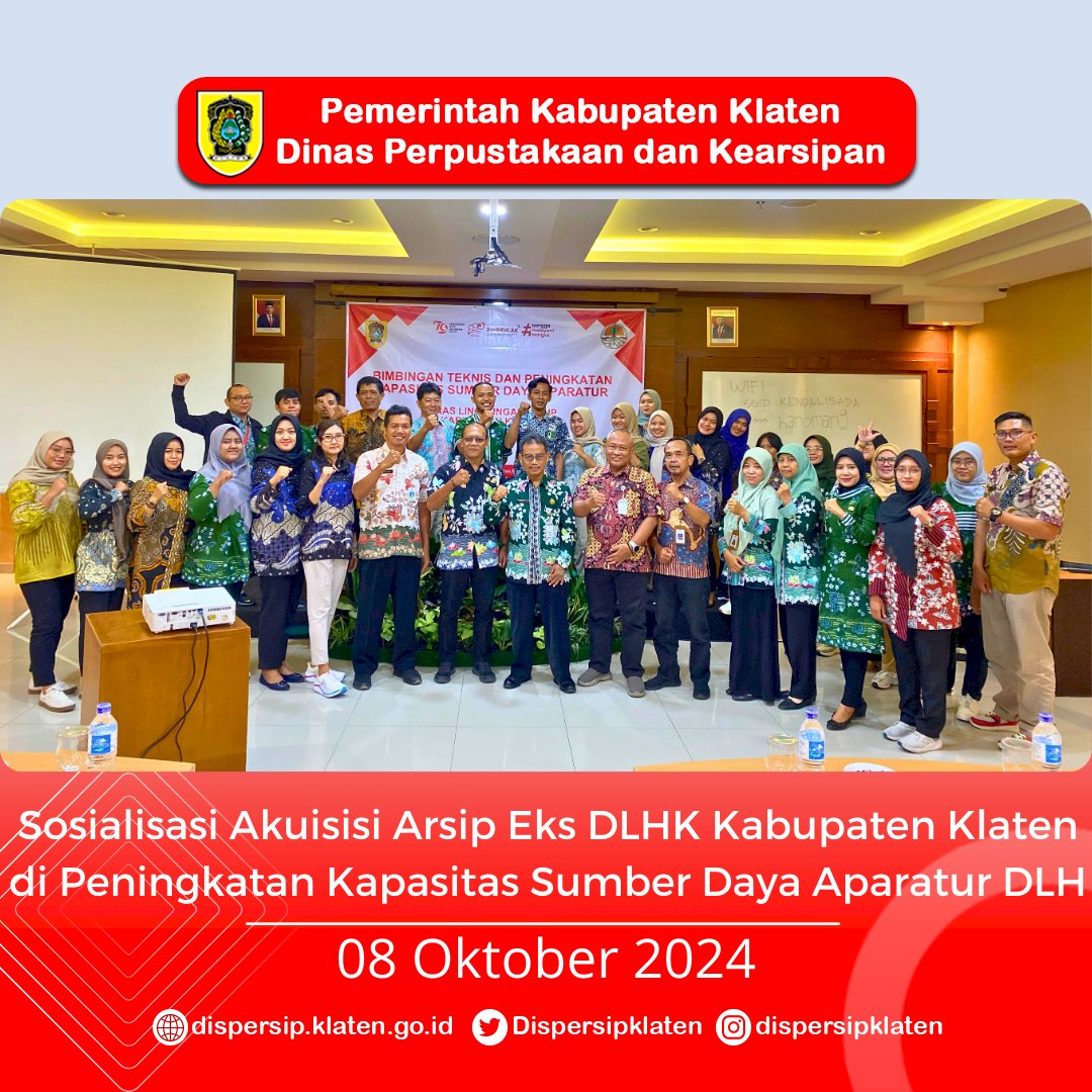 Sosialisasi Akuisisi Arsip Eks DLHK Kabupaten Klaten