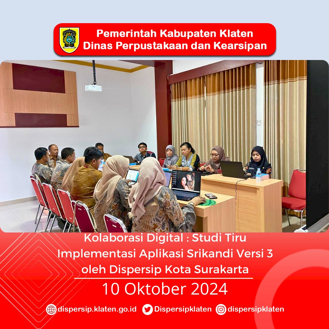 Kolaborasi Digital : Studi Tiru Implementasi Aplikasi Srikandi Versi3 oleh Dispersip Kota Surakarta