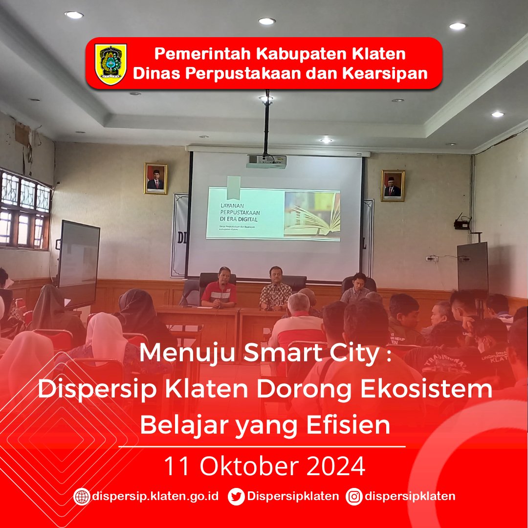 Menuju Smart City : Dispersip Klaten Dorong Ekosistem Belajar yang Efisien