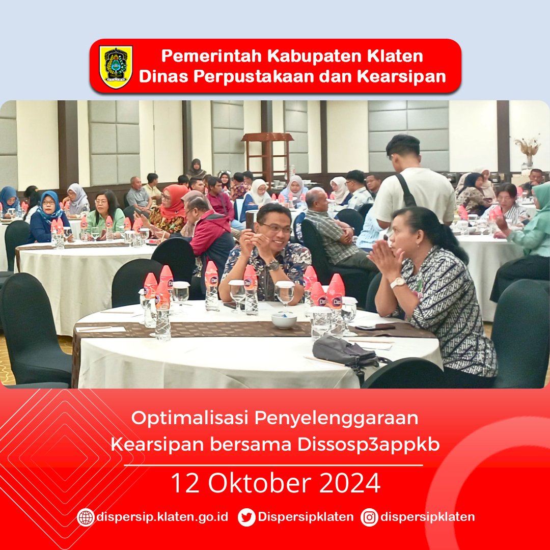 Optimalisasi Penyelenggaraan Kearsipan bersama Dissosp3appkb