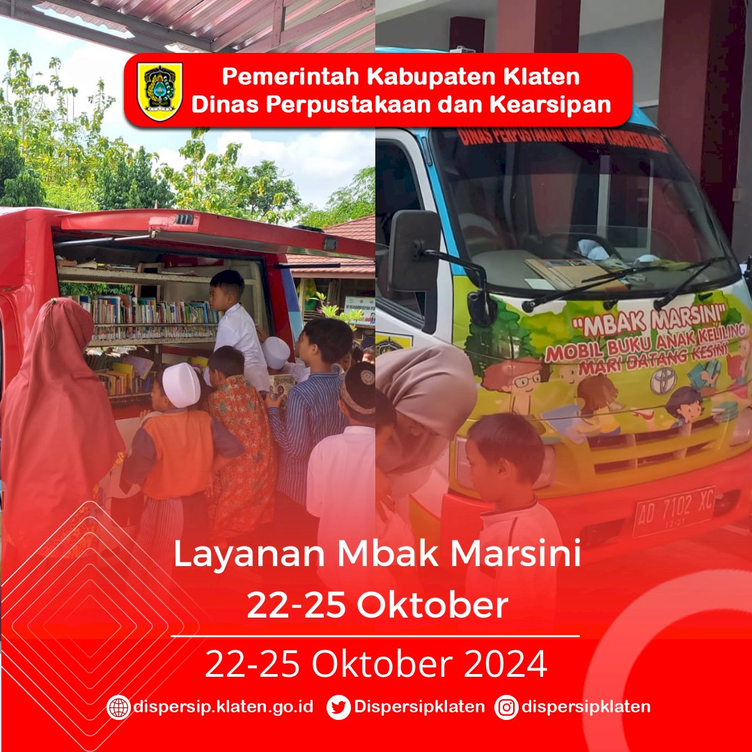 Layanan Mbak Marsini 22-25 Oktober 2024