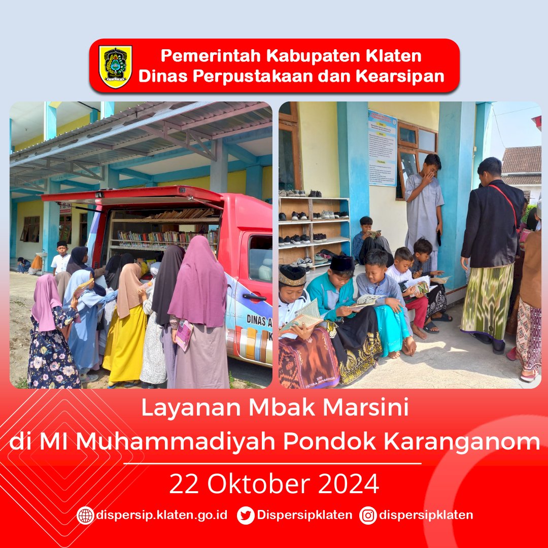 Layanan Mbak Marsini 22-25 Oktober 2024