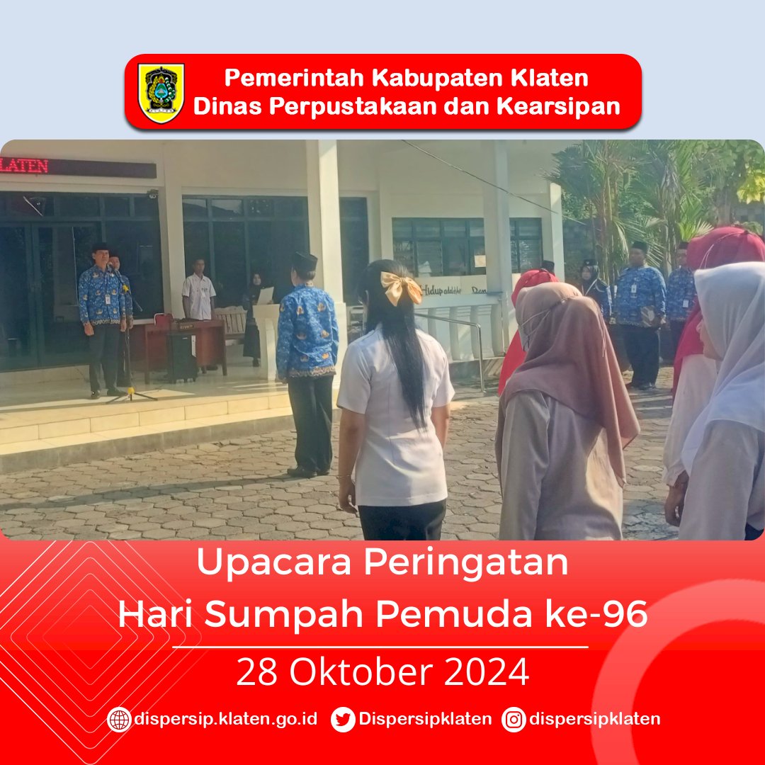 Upacara Peringatan Hari Sumpah Pemuda ke-96