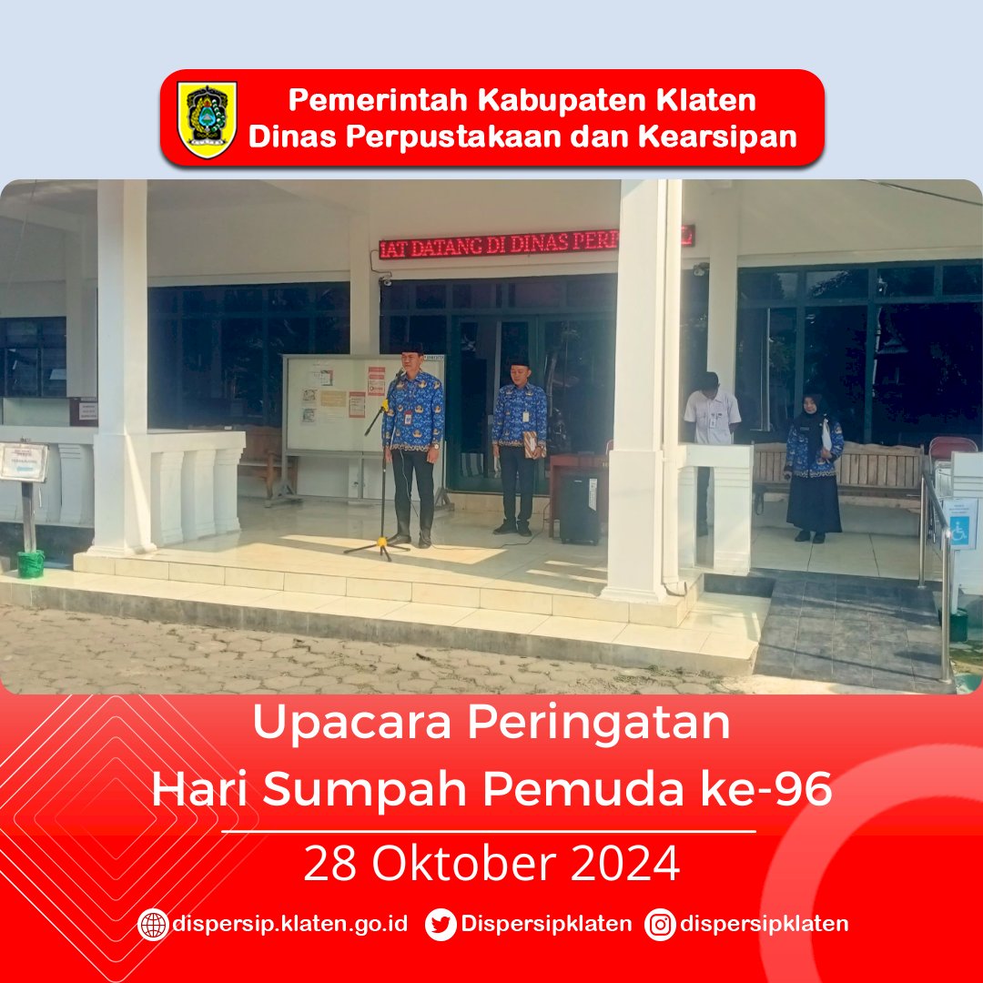 Upacara Peringatan Hari Sumpah Pemuda ke-96