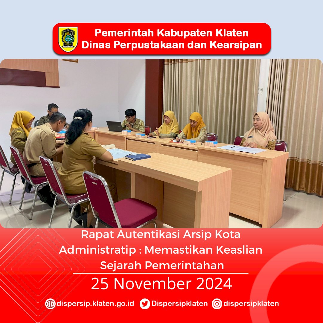 Rapat Autentikasi Arsip Kota Administratif : Memastikan Keaslian Sejarah Pemerintahan