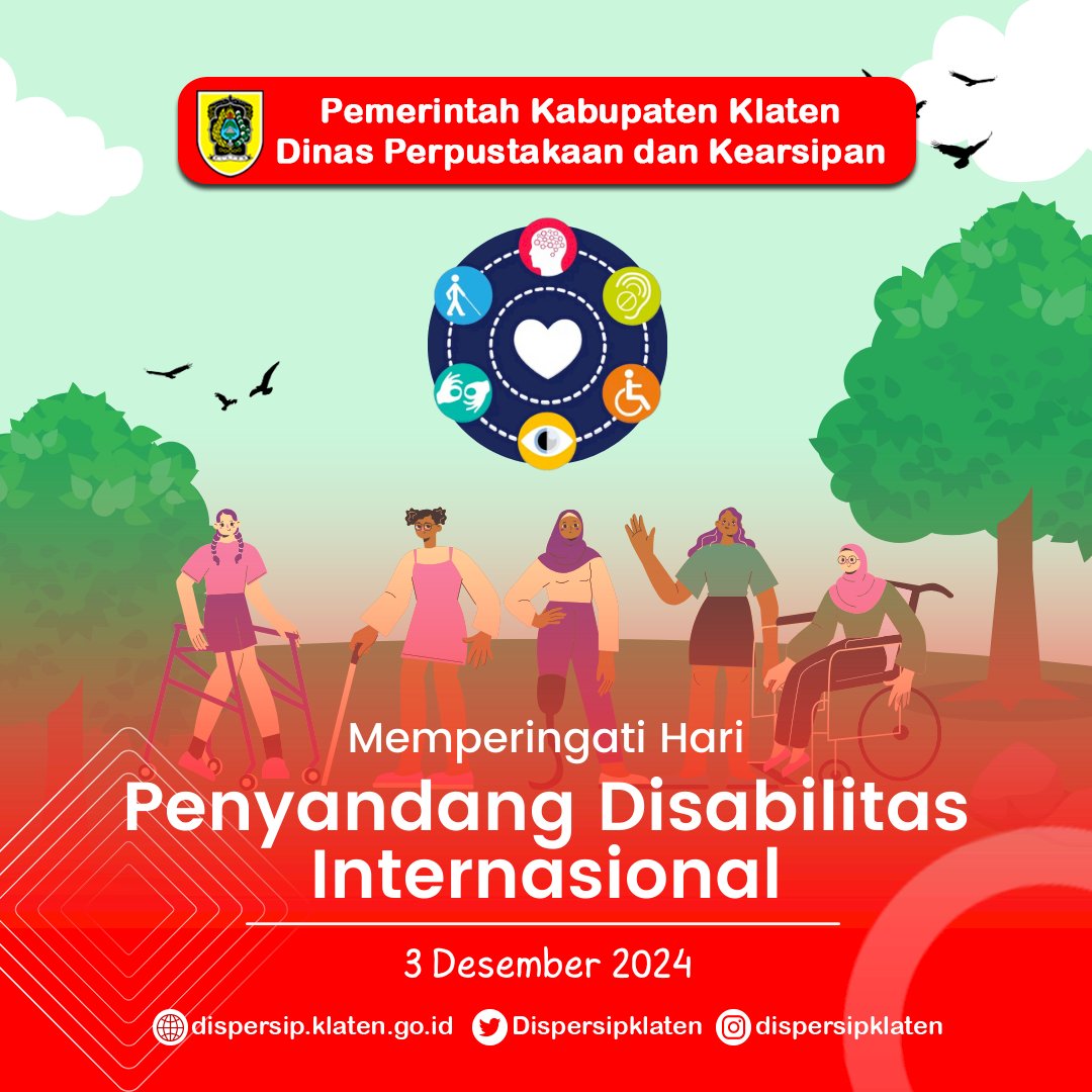 Hari Disabilitas Internasional (HDI) 2024 : Disabilitas Inklusif dan Berkelanjutan