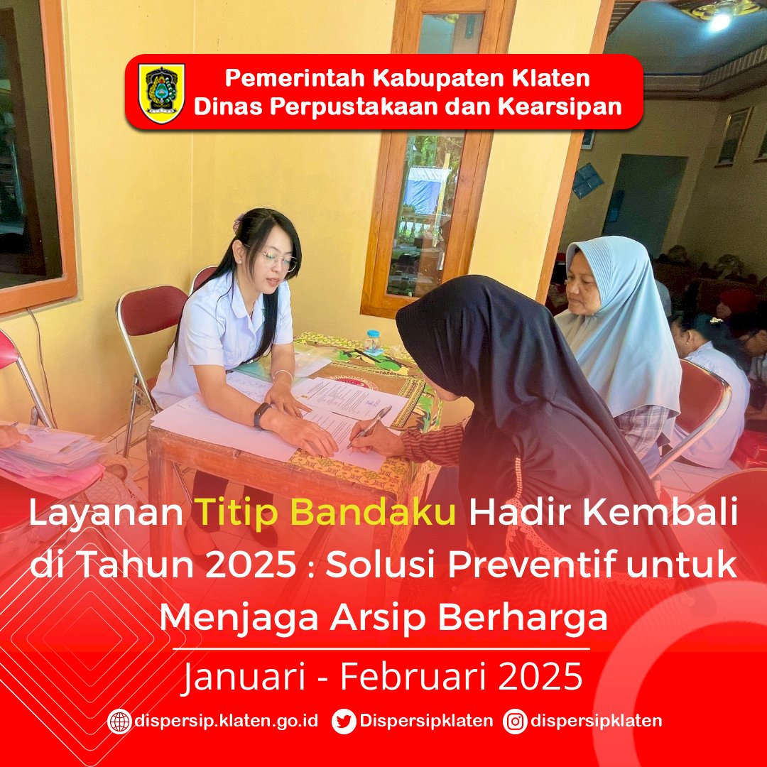 Layanan Titip Bandaku Hadir Kembali di Tahun 2025 : Solusi Preventif untuk Menjaga Arsip Berharga