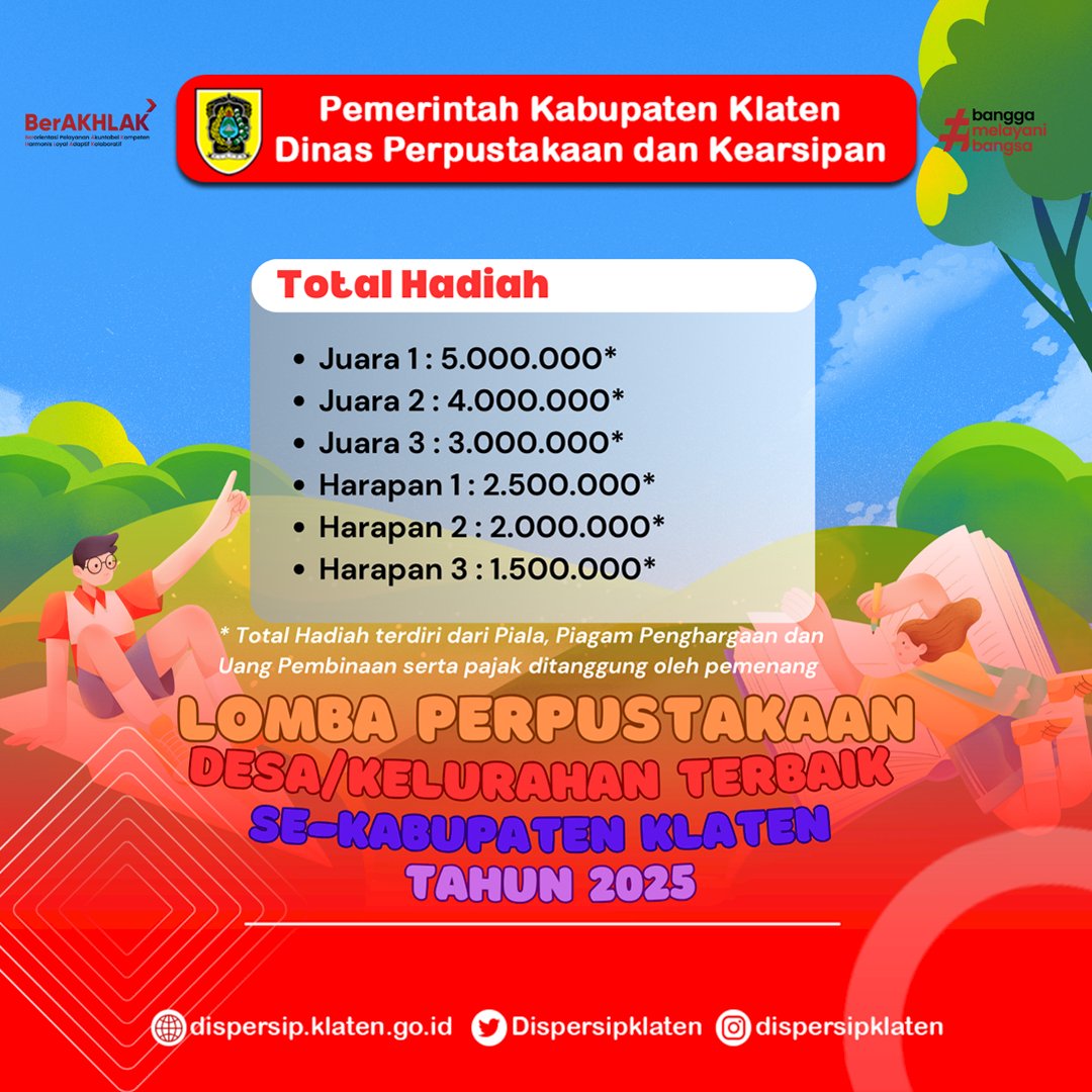 Lomba Perpustakaan Desa/Kelurahan Se-Kabupaten Klaten Tahun 2025