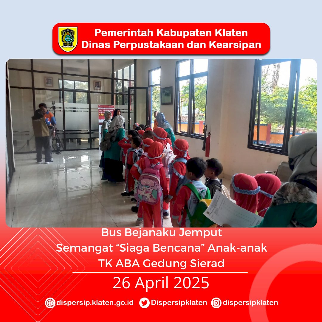 Bus Bejanaku Jemput Semangat "Siaga Bencana" Anak-anak TK ABA Gedung Sierad