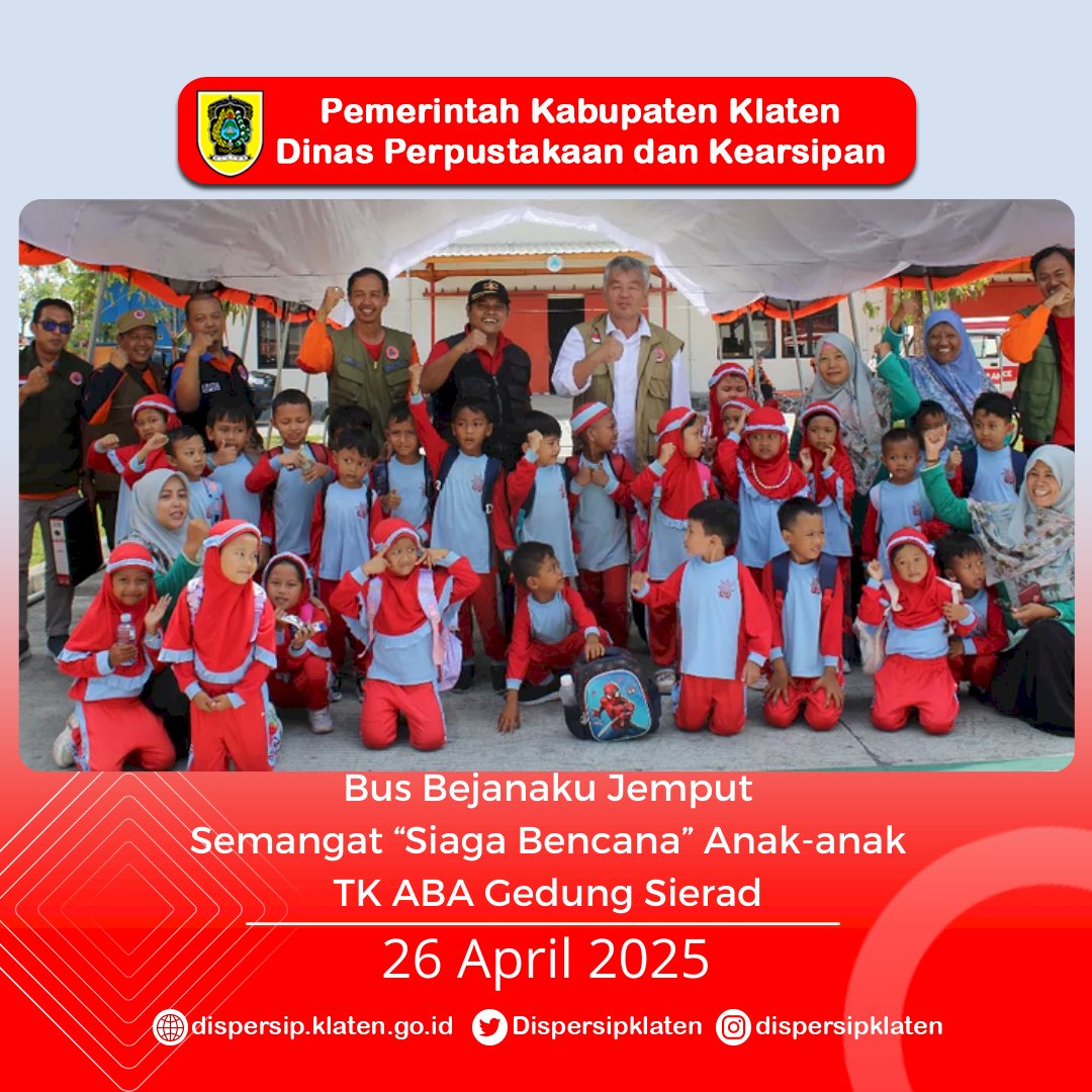 Bus Bejanaku Jemput Semangat "Siaga Bencana" Anak-anak TK ABA Gedung Sierad