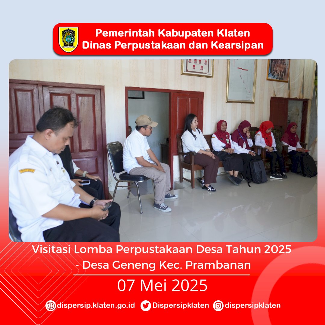 Visitasi Lomba Hari Ketiga : Perpustakaan Desa Sawit dan Geneng Tampilkan Inovasi Literasi Desa