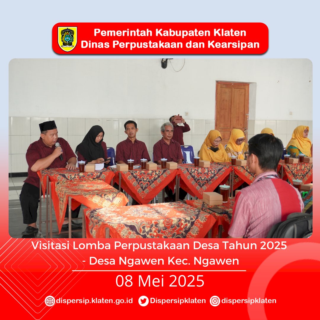Visitasi Lomba Perpustakaan Desa : Inklusi Sosial Desa Ngawen dan Desa Belangwetan Warnai Hari Keempat