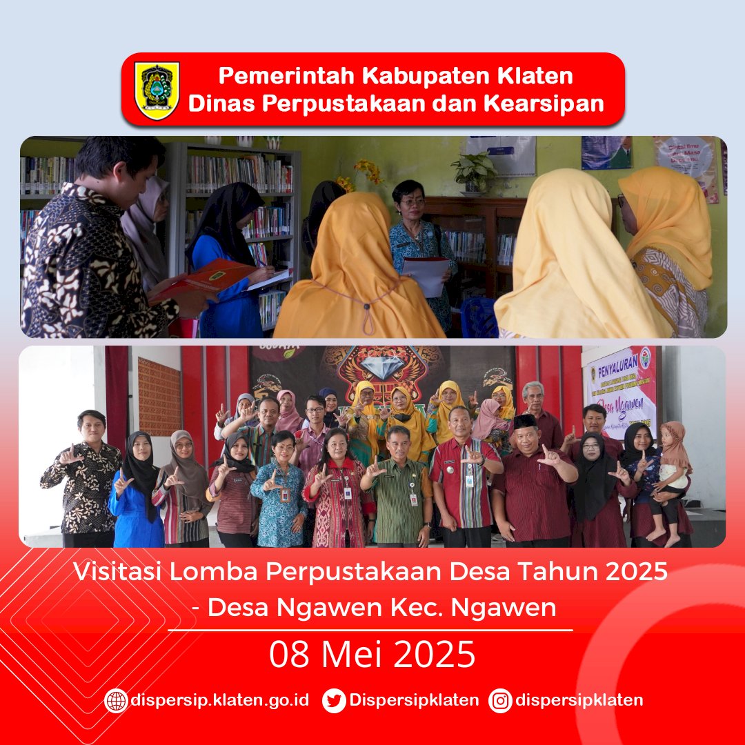 Visitasi Lomba Perpustakaan Desa : Inklusi Sosial Desa Ngawen dan Desa Belangwetan Warnai Hari Keempat