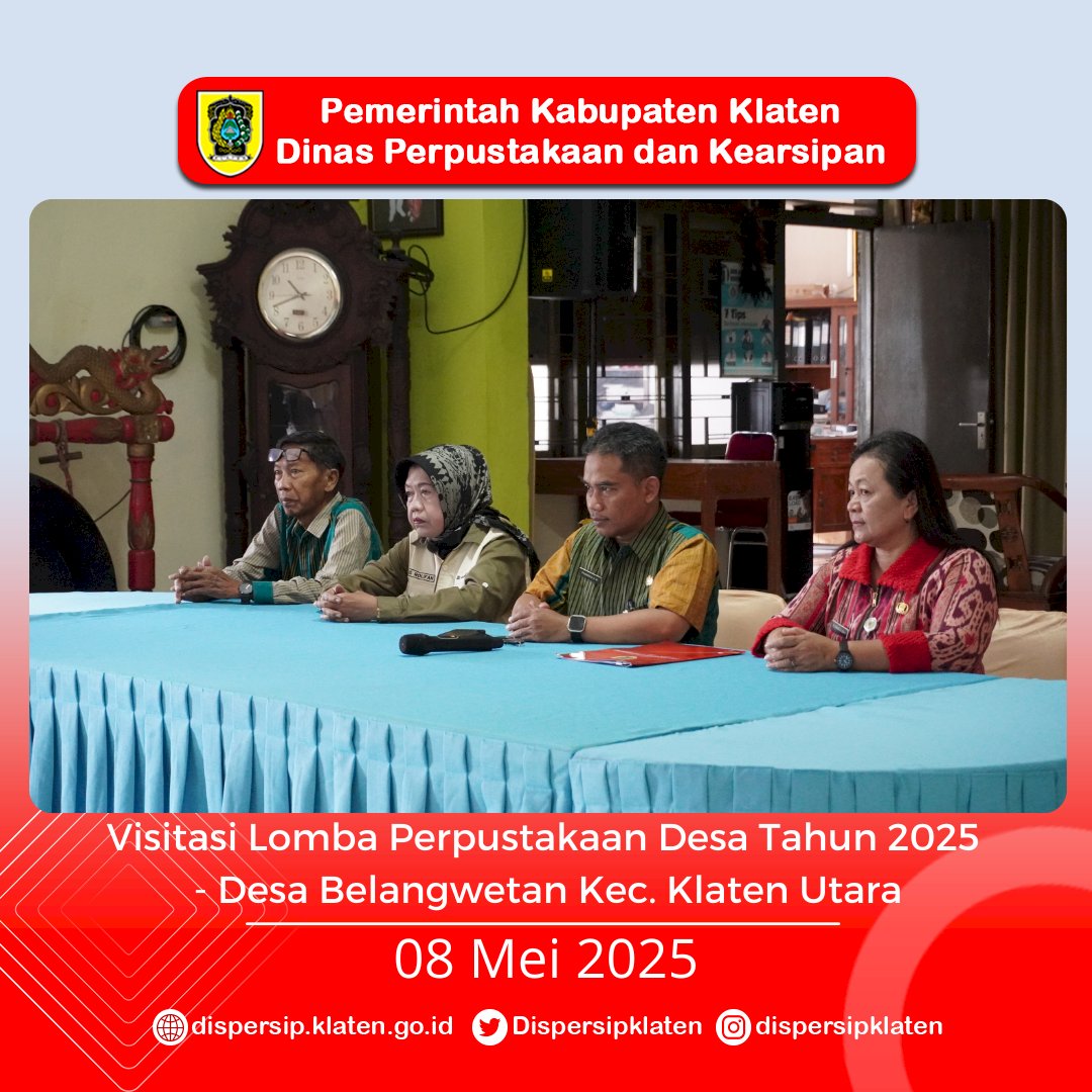 Visitasi Lomba Perpustakaan Desa : Inklusi Sosial Desa Ngawen dan Desa Belangwetan Warnai Hari Keempat