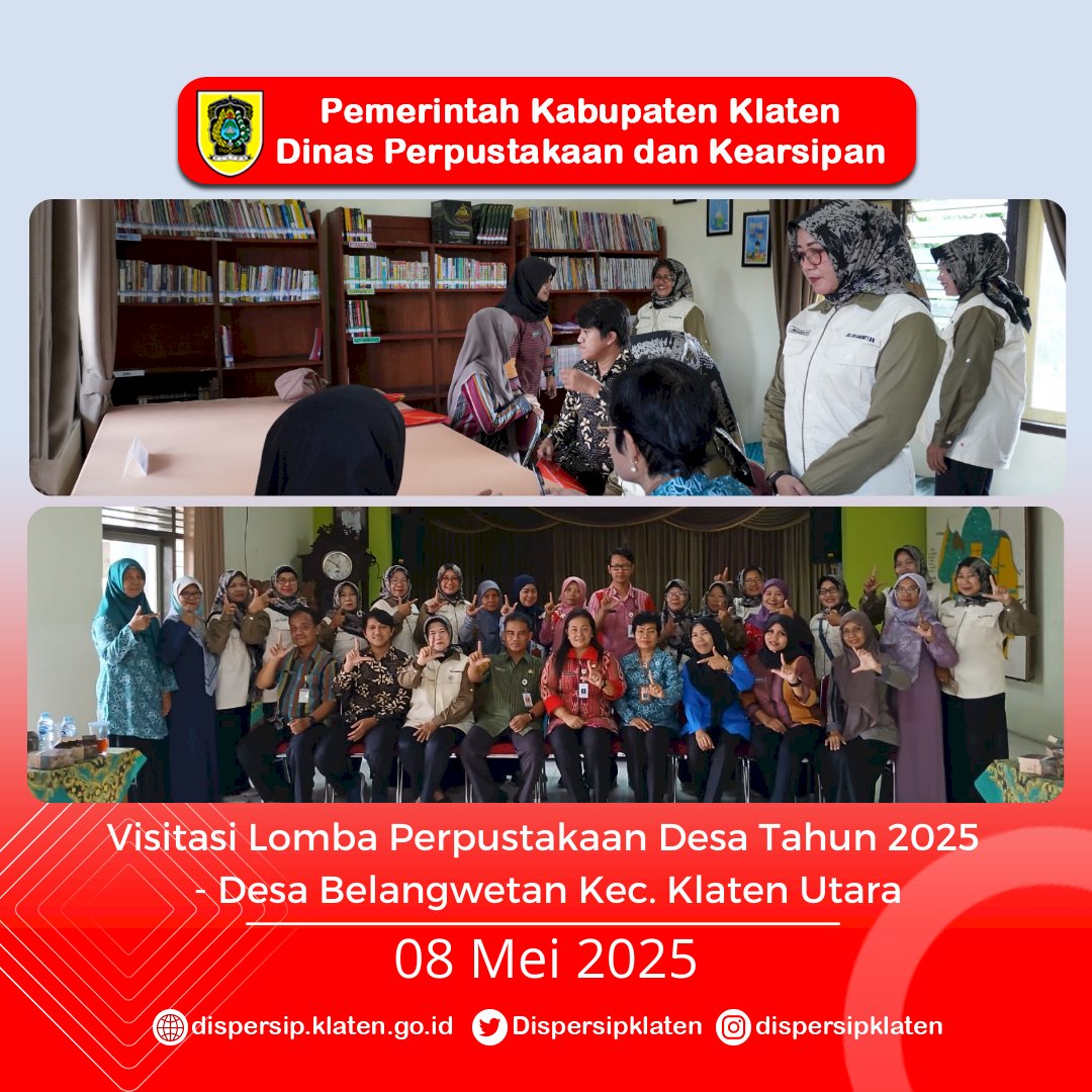 Visitasi Lomba Perpustakaan Desa : Inklusi Sosial Desa Ngawen dan Desa Belangwetan Warnai Hari Keempat