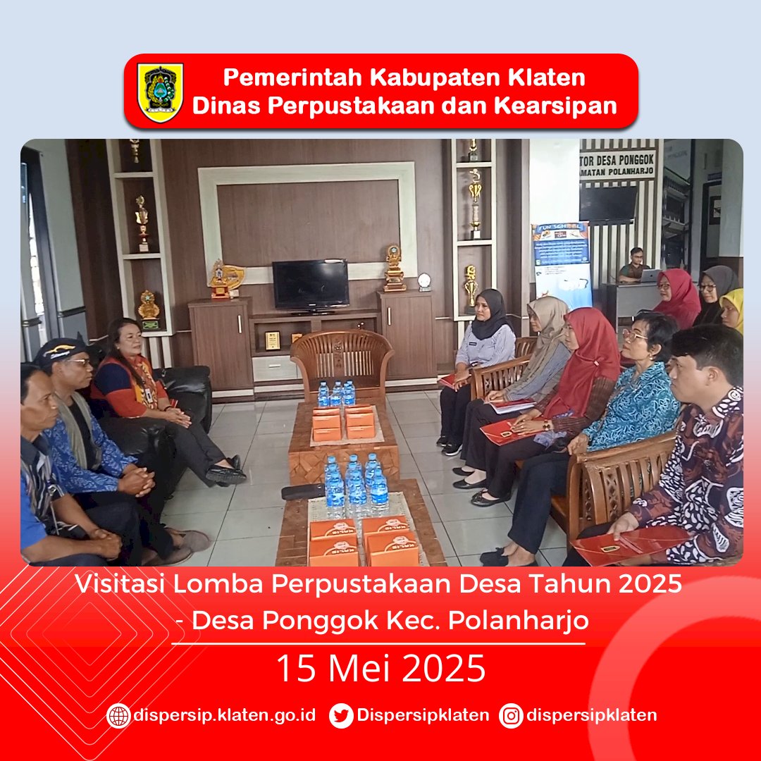 Visitasi Lomba Perpustakaan Desa : Literasi Tumbuh dari Poskamling hingga Desa Wisata