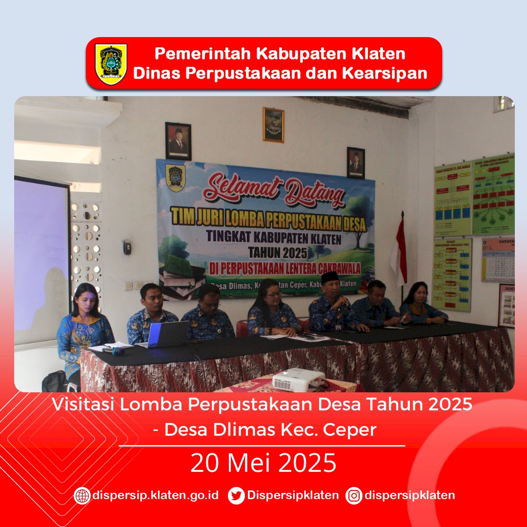 Visitasi Lomba Perpustakaan Desa : Cerita Literasi dari Desa Dlimas & Soka