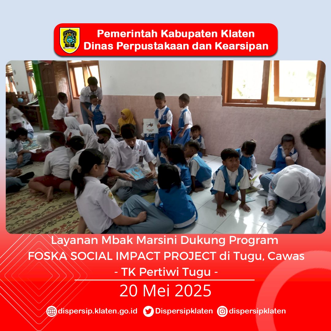 Layanan Mbak Marsini Dukung Program FOSKA SOCIAL IMPACT PROJECT di Tugu, Cawas