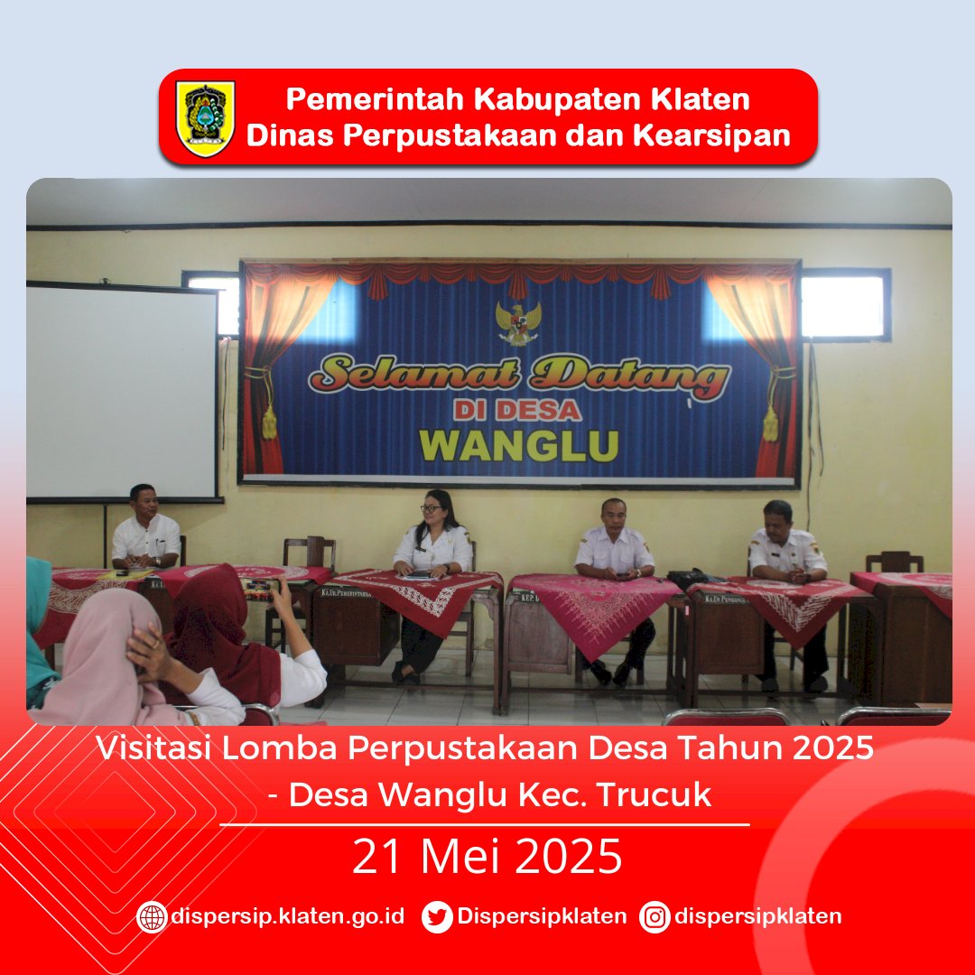 Wanglu–Srebegan : Visitasi Lomba Perpustakaan Desa yang Dekat di Kehidupan Sehari-Hari