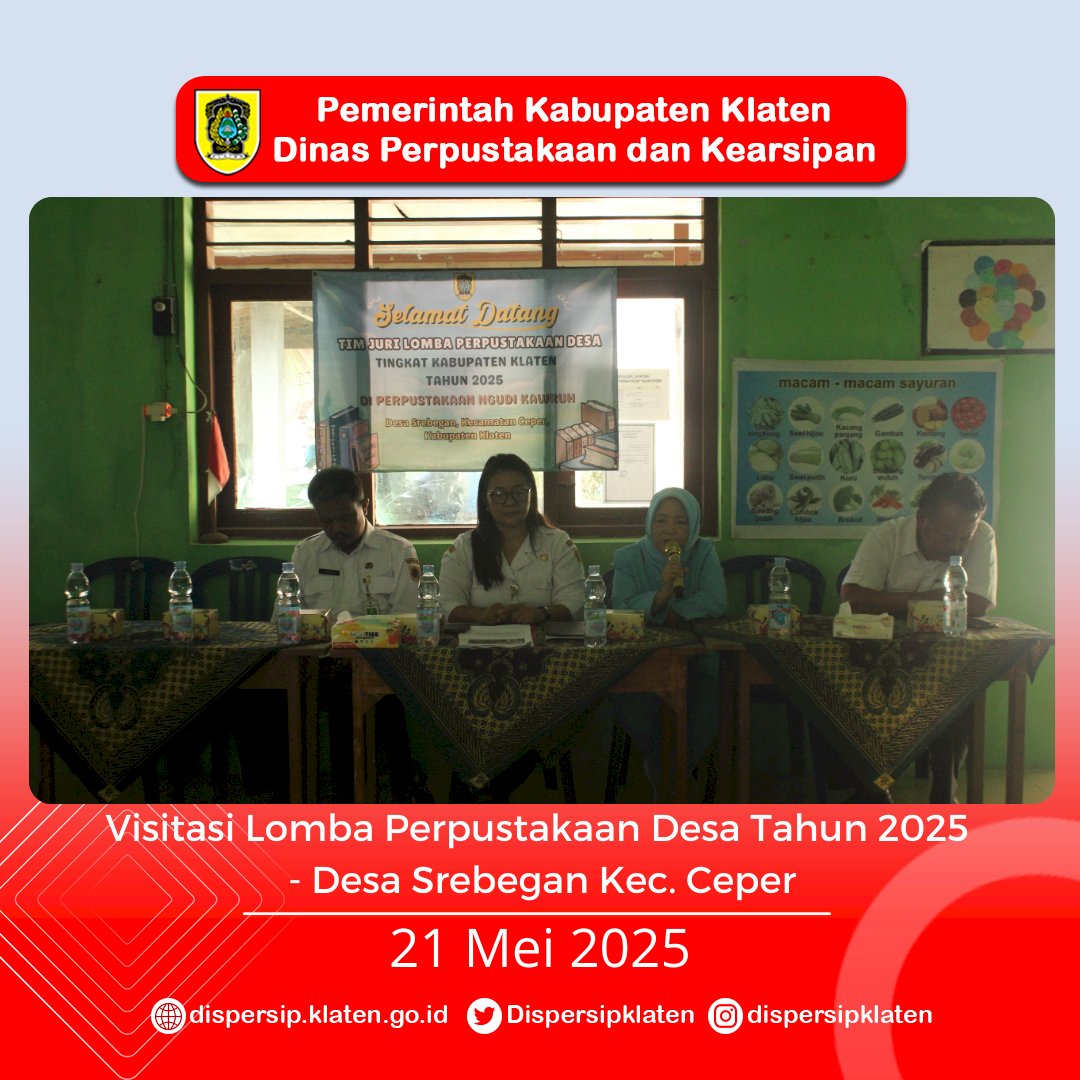 Wanglu–Srebegan : Visitasi Lomba Perpustakaan Desa yang Dekat di Kehidupan Sehari-Hari