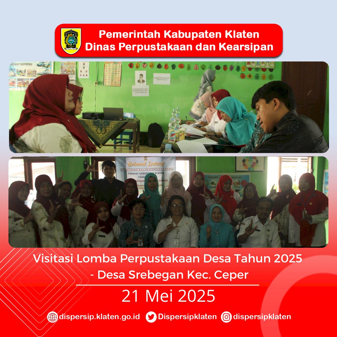 Wanglu–Srebegan : Visitasi Lomba Perpustakaan Desa yang Dekat di Kehidupan Sehari-Hari
