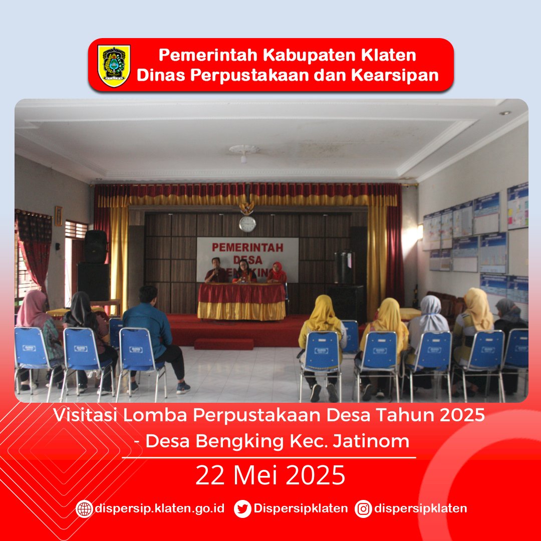 Visitasi Lomba Perpustakaan Desa : Literasi Tumbuh, Desa Bergerak di Bengking & Jungkare