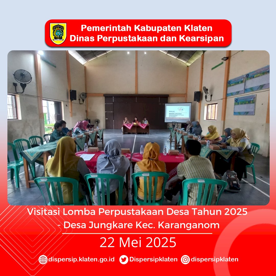 Visitasi Lomba Perpustakaan Desa : Literasi Tumbuh, Desa Bergerak di Bengking & Jungkare