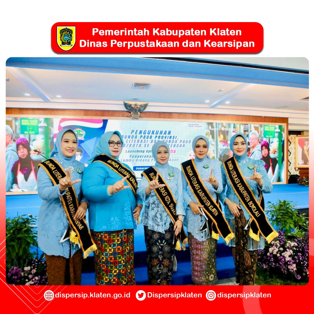 Pengukuhan Bunda Literasi Kabupaten Klaten