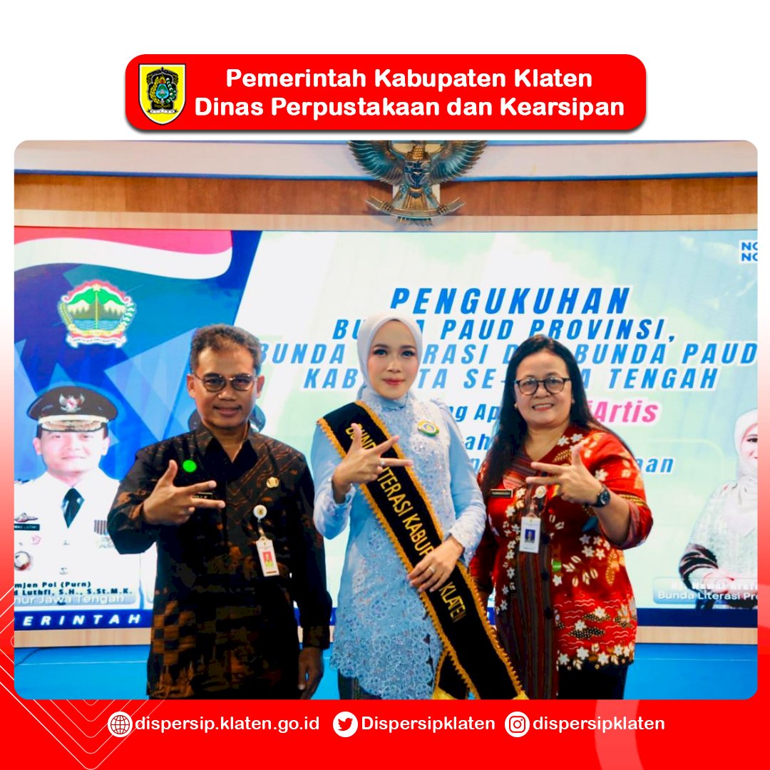 Pengukuhan Bunda Literasi Kabupaten Klaten