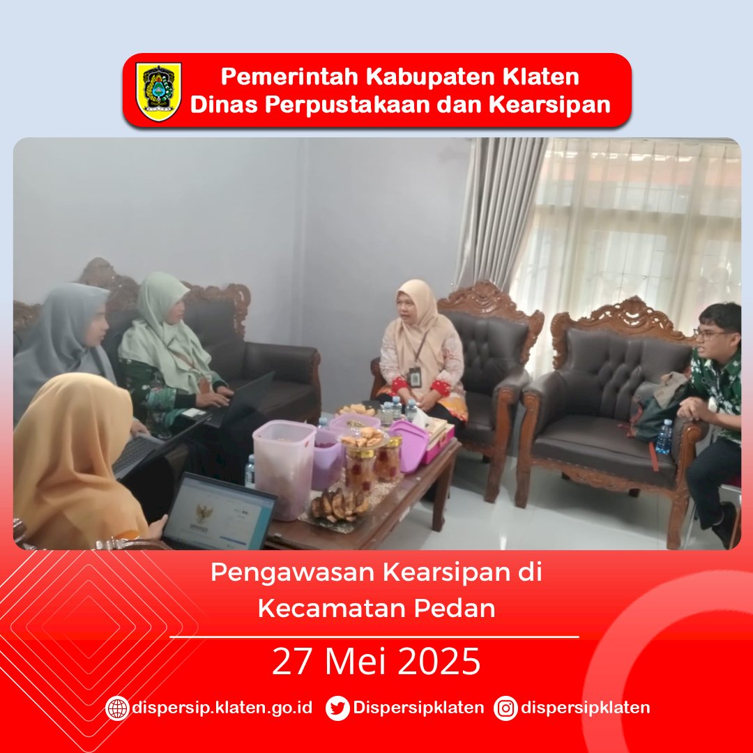 Dispersip Klaten Lanjutkan Misi Tertib Arsip ke Ceper, Pedan, Juwiring, dan Karangdowo