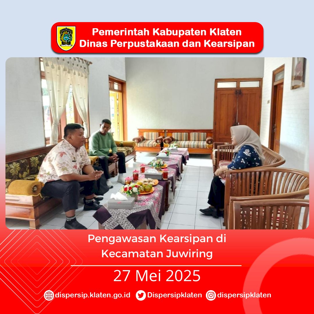 Dispersip Klaten Lanjutkan Misi Tertib Arsip ke Ceper, Pedan, Juwiring, dan Karangdowo