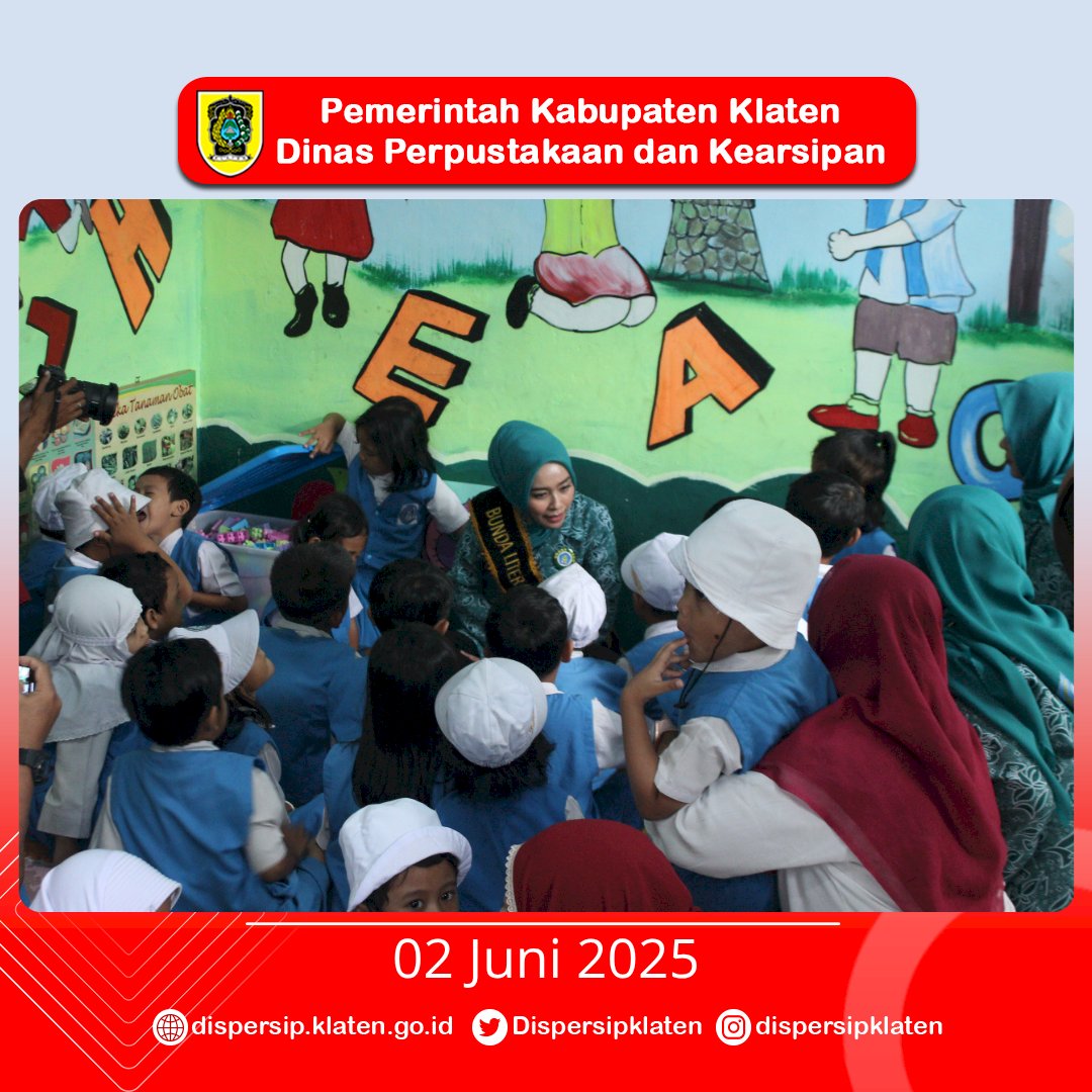 Bunda Literasi Kabupaten Klaten Kunjungi Dispersip dan Ikuti Kegiatan Inovasi Bejanaku