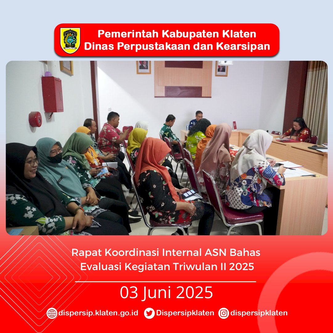 Rapat Koordinasi Internal ASN Bahas Evaluasi Kegiatan Triwulan II 2025