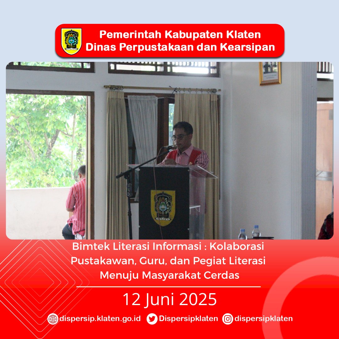 Bimtek Literasi Informasi : Kolaborasi Pustakawan, Guru dan Pegiat Literasi Menuju Masyarakat Cerdas
