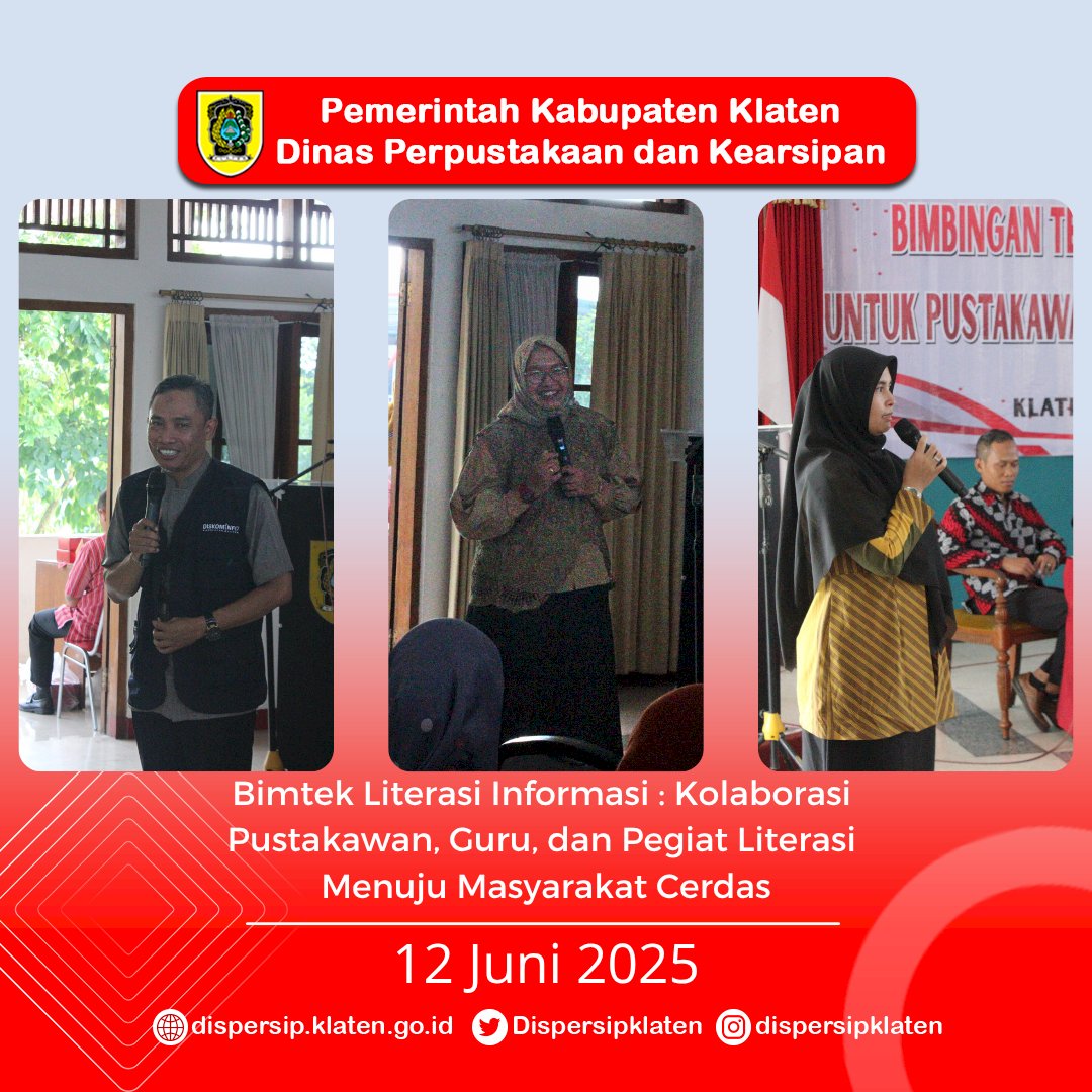 Bimtek Literasi Informasi : Kolaborasi Pustakawan, Guru dan Pegiat Literasi Menuju Masyarakat Cerdas