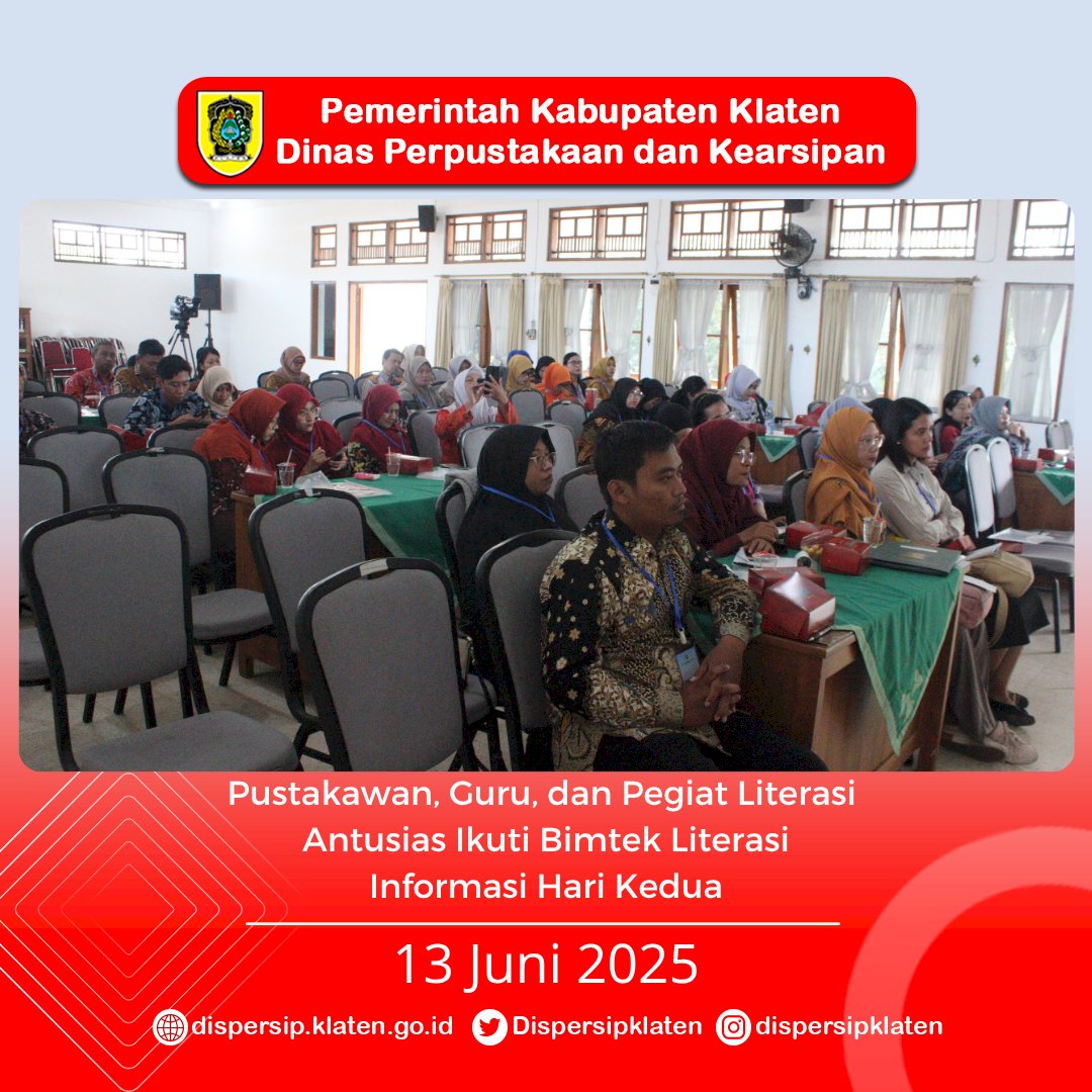 Pustakawan, Guru, dan Pegiat Literasi Antusias Ikuti Bimtek Literasi Informasi Hari Kedua