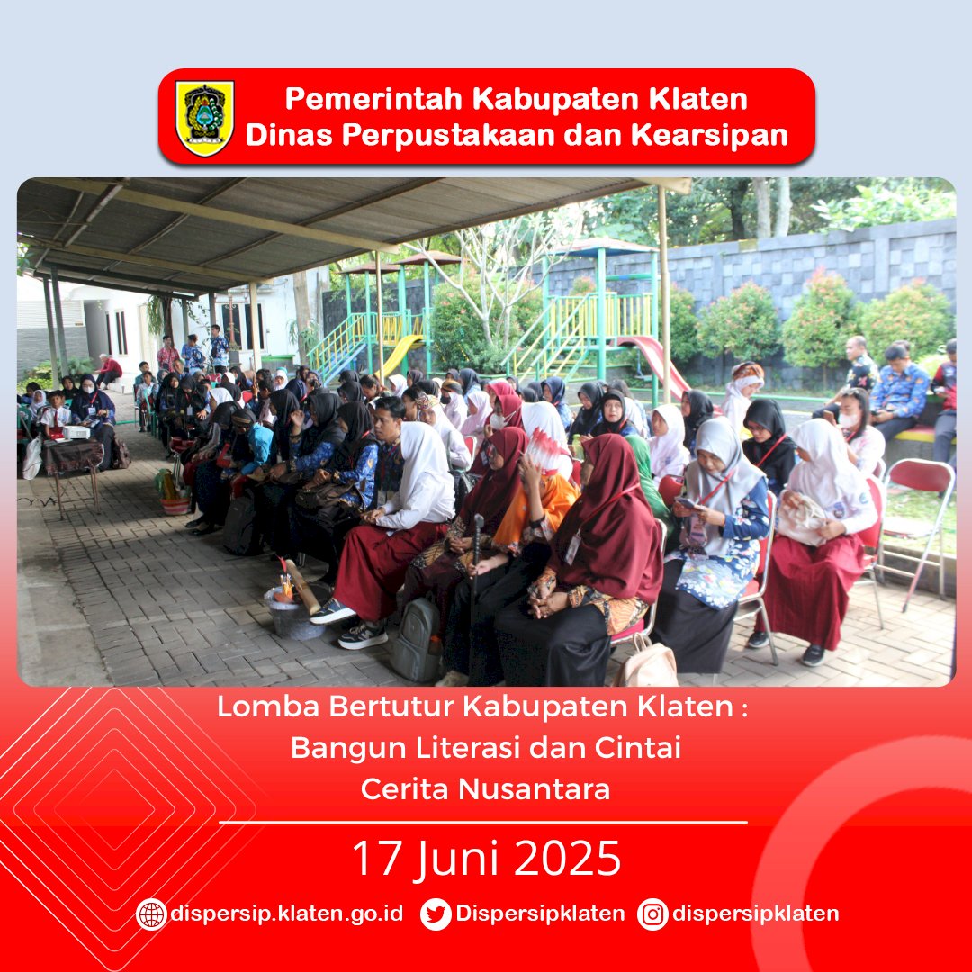 Lomba Bertutur Kabupaten Klaten :  Bangun Literasi dan Cintai Cerita Nusantara