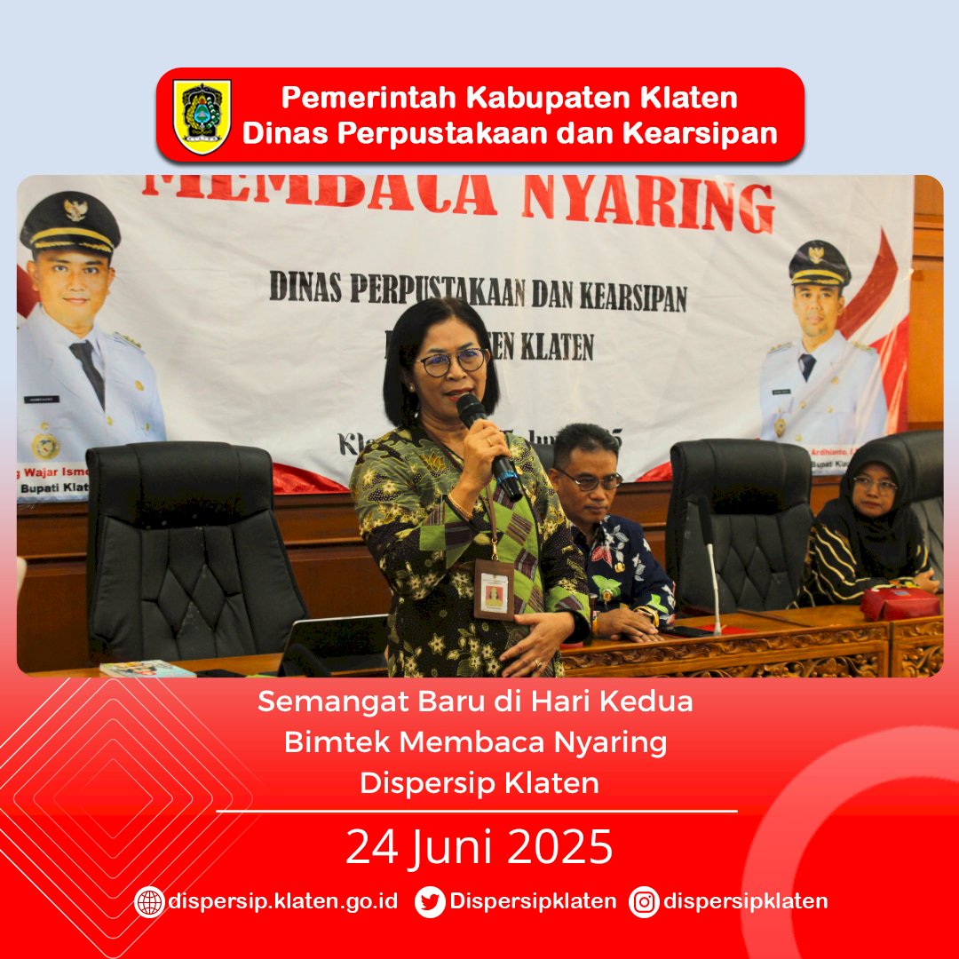 Semangat Baru di Hari Kedua Bimtek Membaca Nyaring Dispersip Klaten