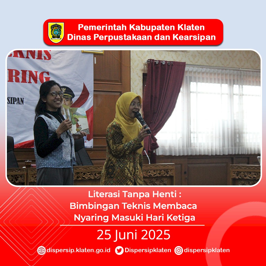 Literasi Tanpa Henti: Bimtek Membaca Nyaring Masuki Hari Ketiga