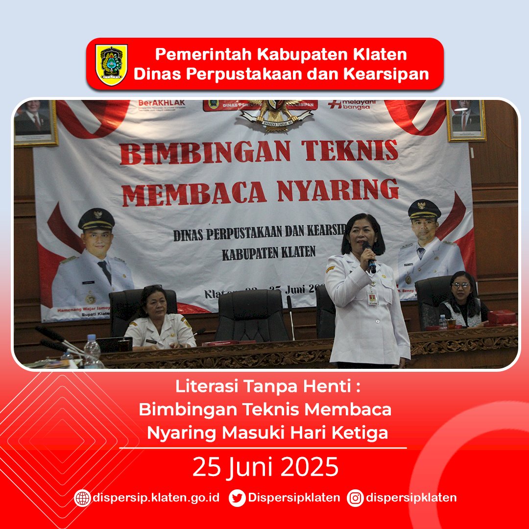 Literasi Tanpa Henti: Bimtek Membaca Nyaring Masuki Hari Ketiga