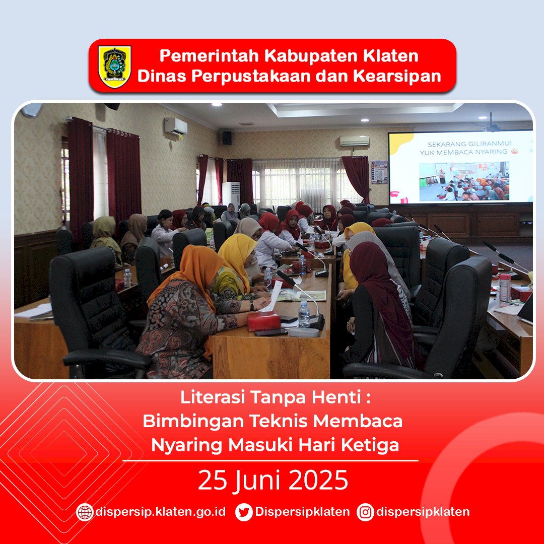 Literasi Tanpa Henti: Bimtek Membaca Nyaring Masuki Hari Ketiga