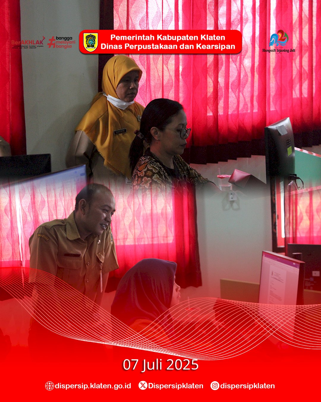 Dispersip Klaten Hadirkan Kembali Pelatihan Komputer Gratis Lewat Inovasi Ulat Kupu