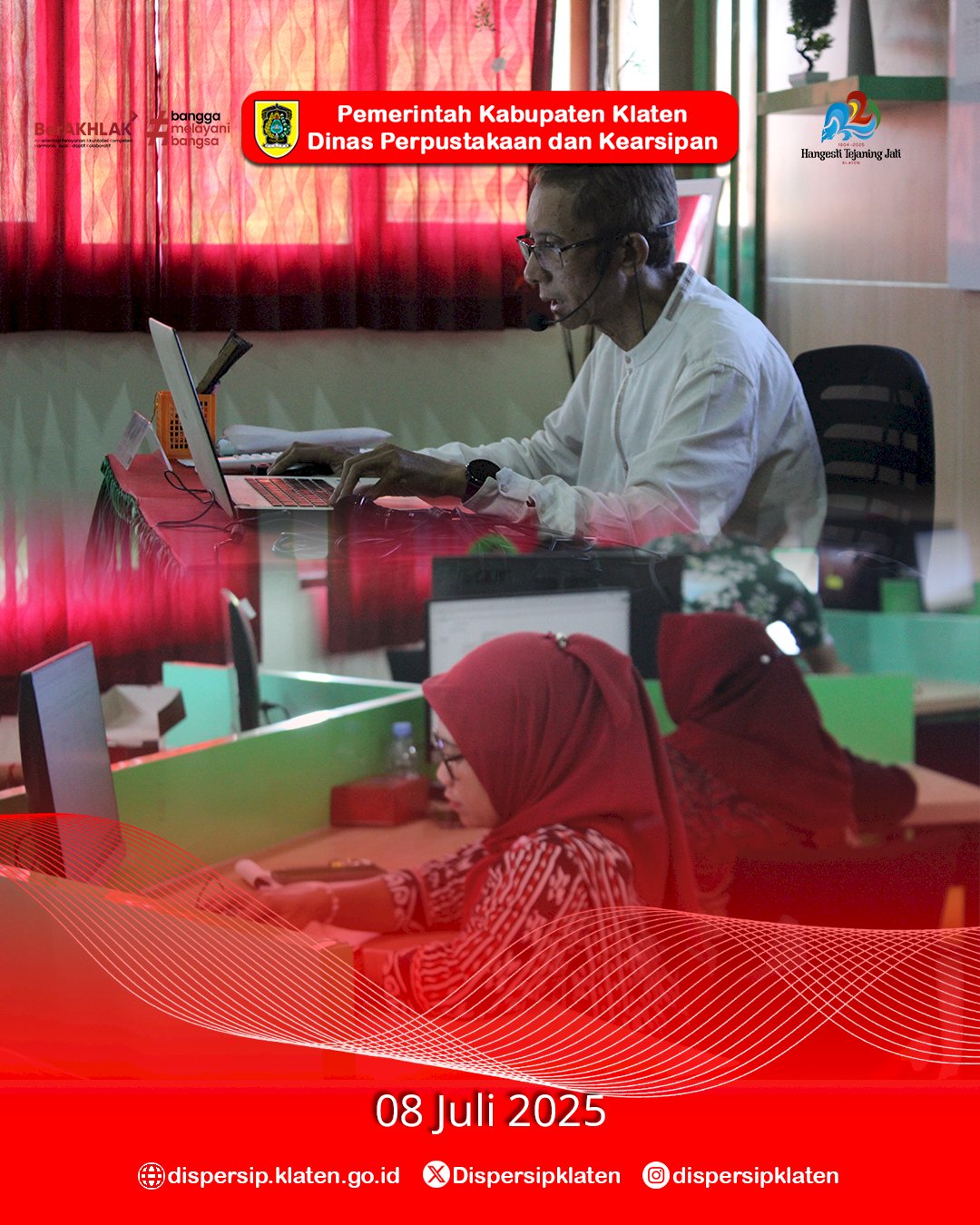 Hari Kedua Inovasi Ulat Kupu: Dispersip Klaten Lanjutkan Pelatihan Komputer Dasar untuk Masyarakat