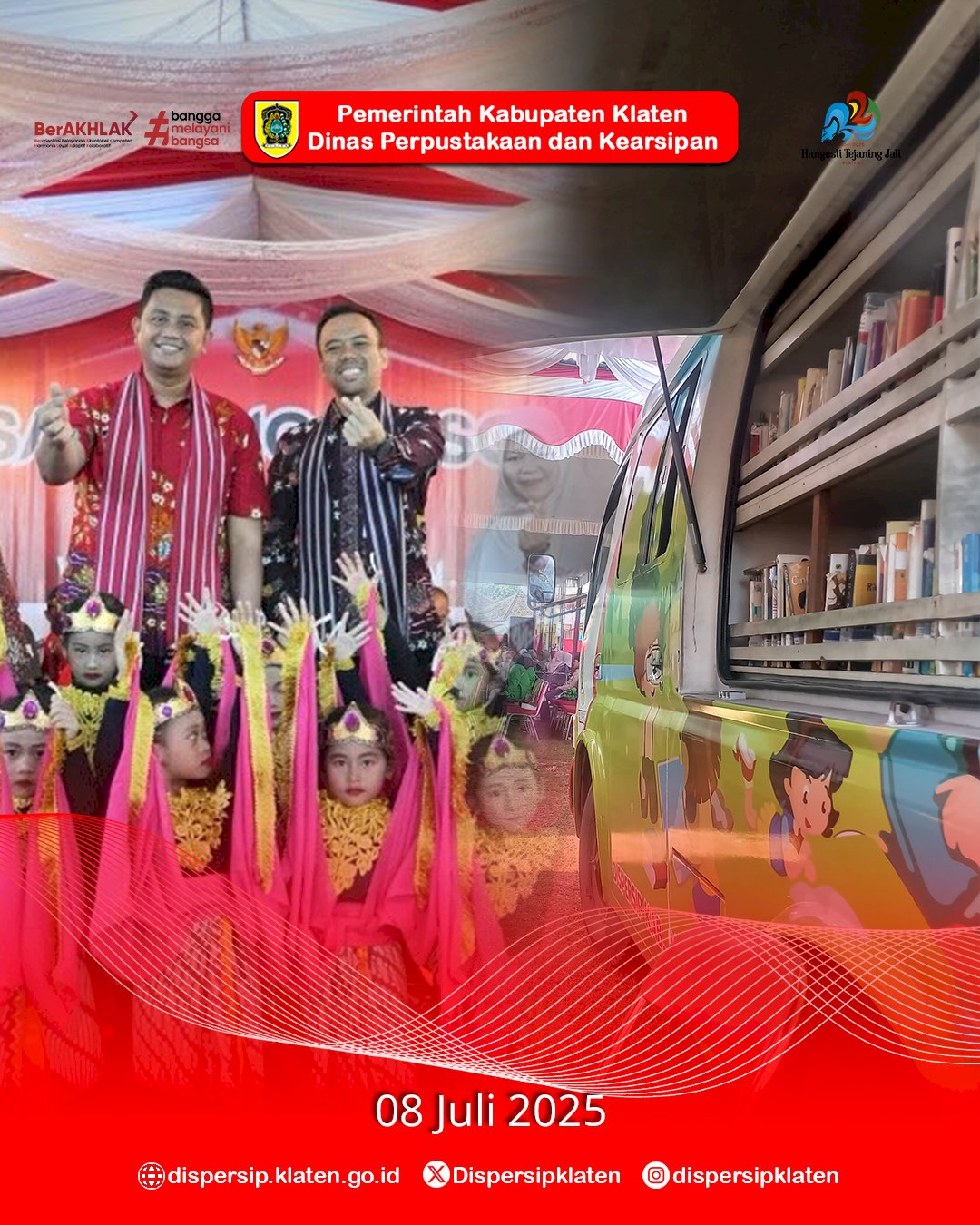 Layanan Mbak Marsini Dukung Kegiatan Sambung Roso Bupati Klaten di Jogosetran, Kalikotes