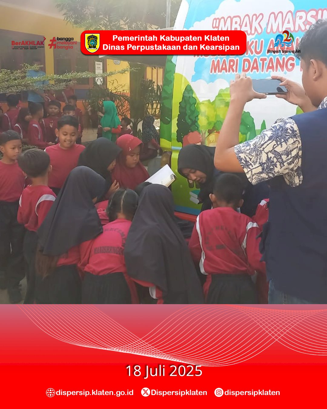Mbak Marsini Hadir di SDN 2 Kecemen Manisrenggo, Kolaborasi Literasi bersama KKN UPN Veteran Yogyakarta