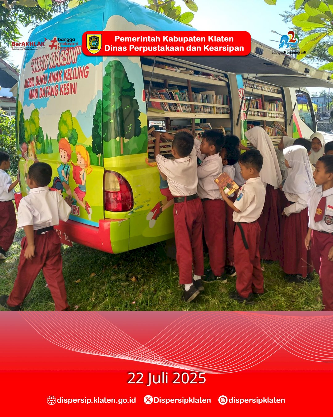 Mbak Marsini dan KKN UIN RM Said Gaungkan Semangat Baca di SDN Gadungan, Wedi